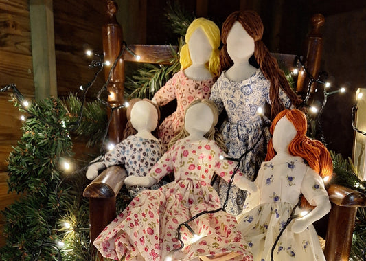 Schattige stoffen popjes