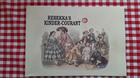 Extraatje: eerste gedrukte nummer Rebekka's Kinder-Courant bij e-pakket "Rebekka's Gazette"